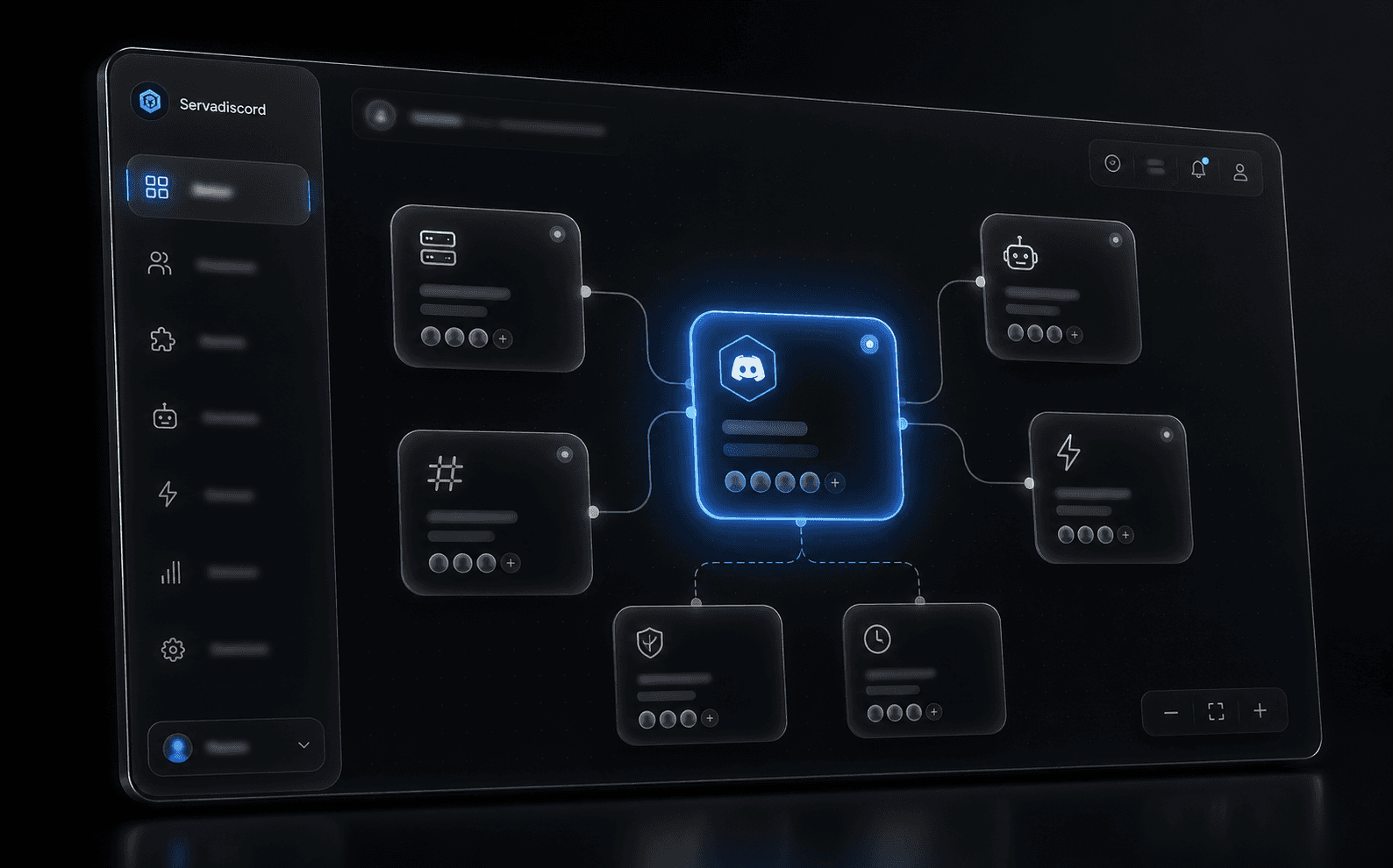 Servadiscord platform dashboard